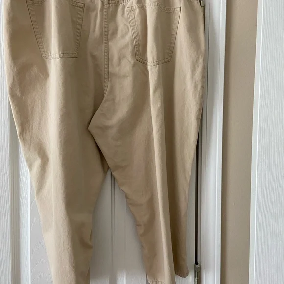 3 Pair of Ralph Lauren Women’s Capris Sz 20W Blue, Khaki, Olive - Picture 13 of 16